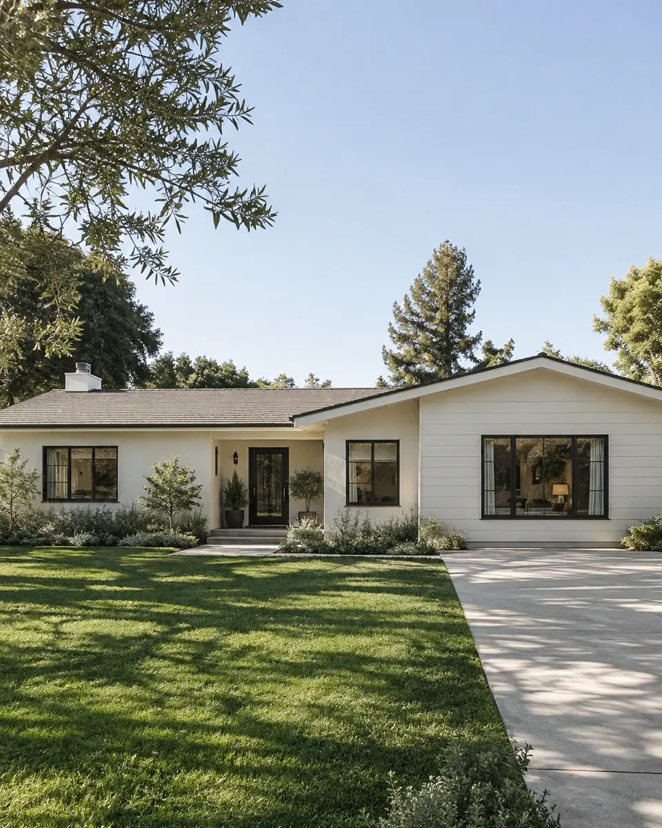 Design concept: exterior updated to match an addition
