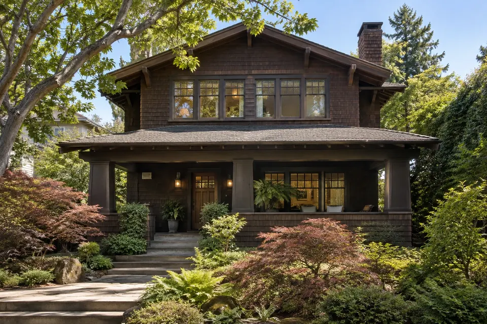 Illustration of a typical home in Oakland and Berkeley