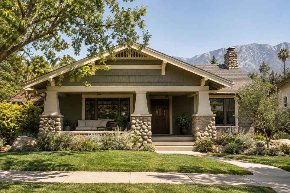 Illustration of a typical home in Pasadena