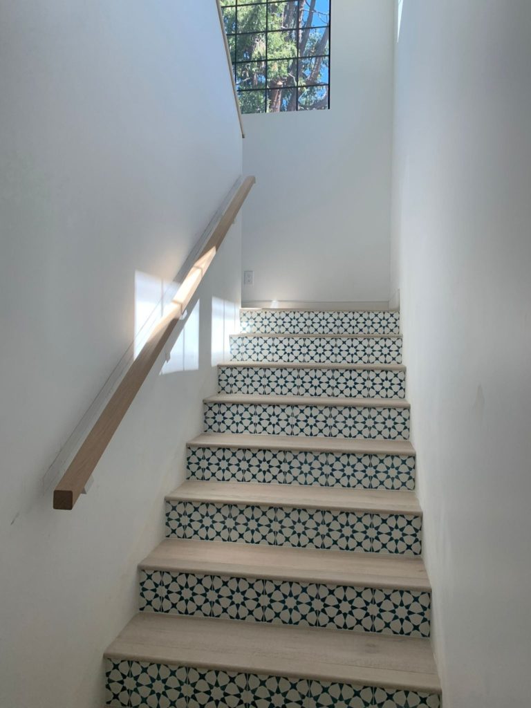 Mosaic Stair Case Remodeling