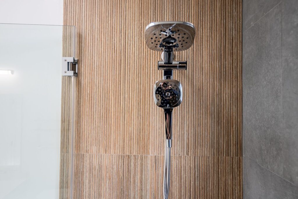 Natural Elegance: Before and After Shower Remodel